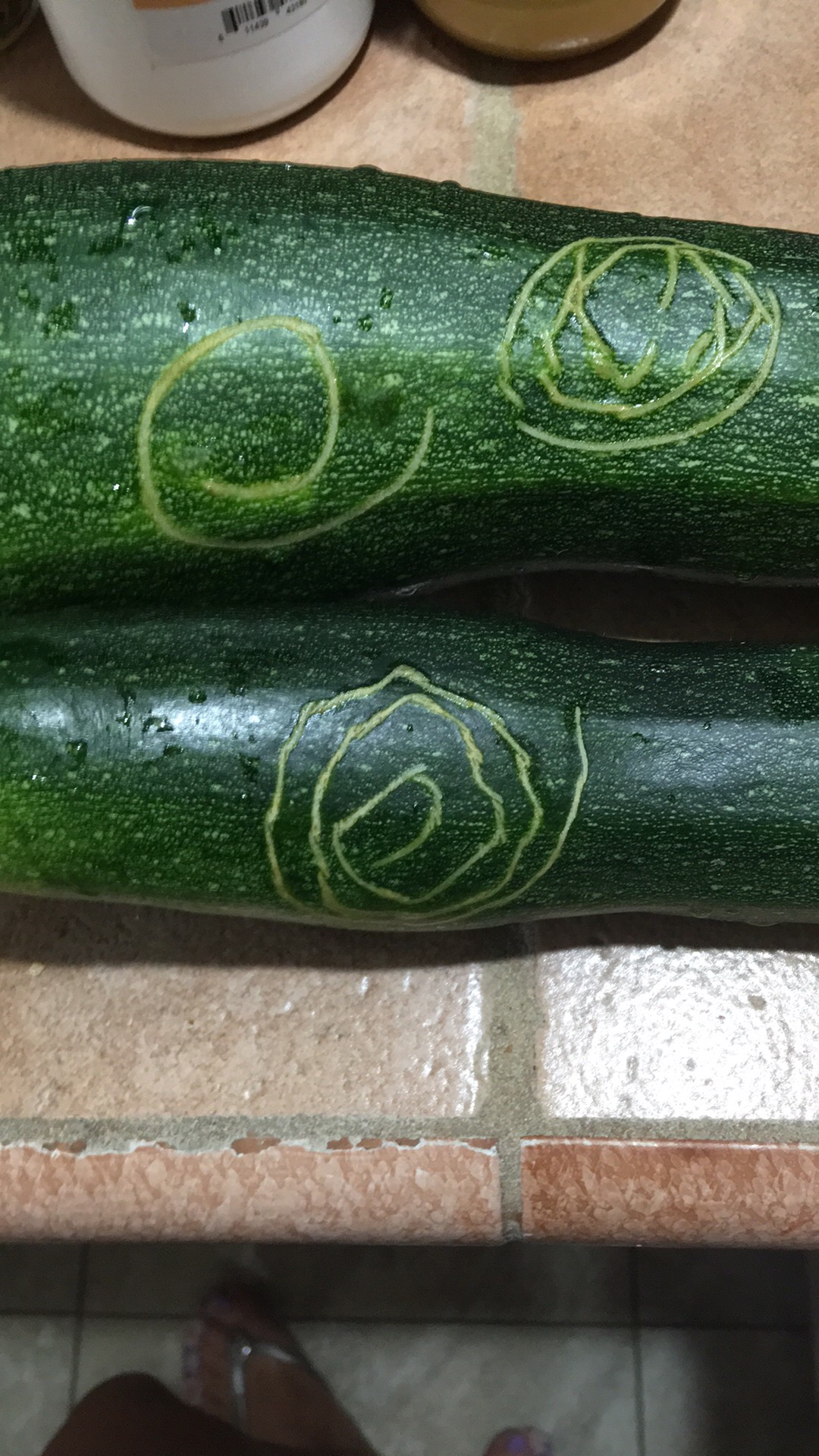 Squash Strange Markings On Zucchini